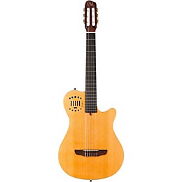 Open Box Godin Multiac Grand Concert Duet Ambiance Nylon String Acoustic-Electric Guitar Level 2 High Gloss Natural 190839899132
