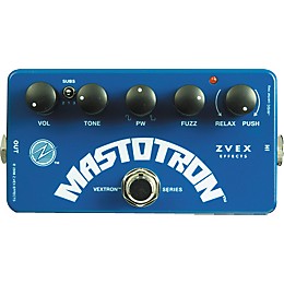 ZVEX Vextron Series Mastotron Fuzz Guitar Effects Pedal Blue