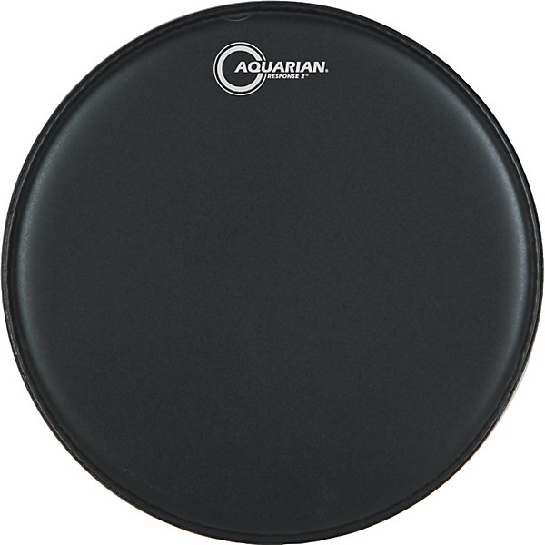 Aquarian Response 2 Drum Head (Black) 12 in.