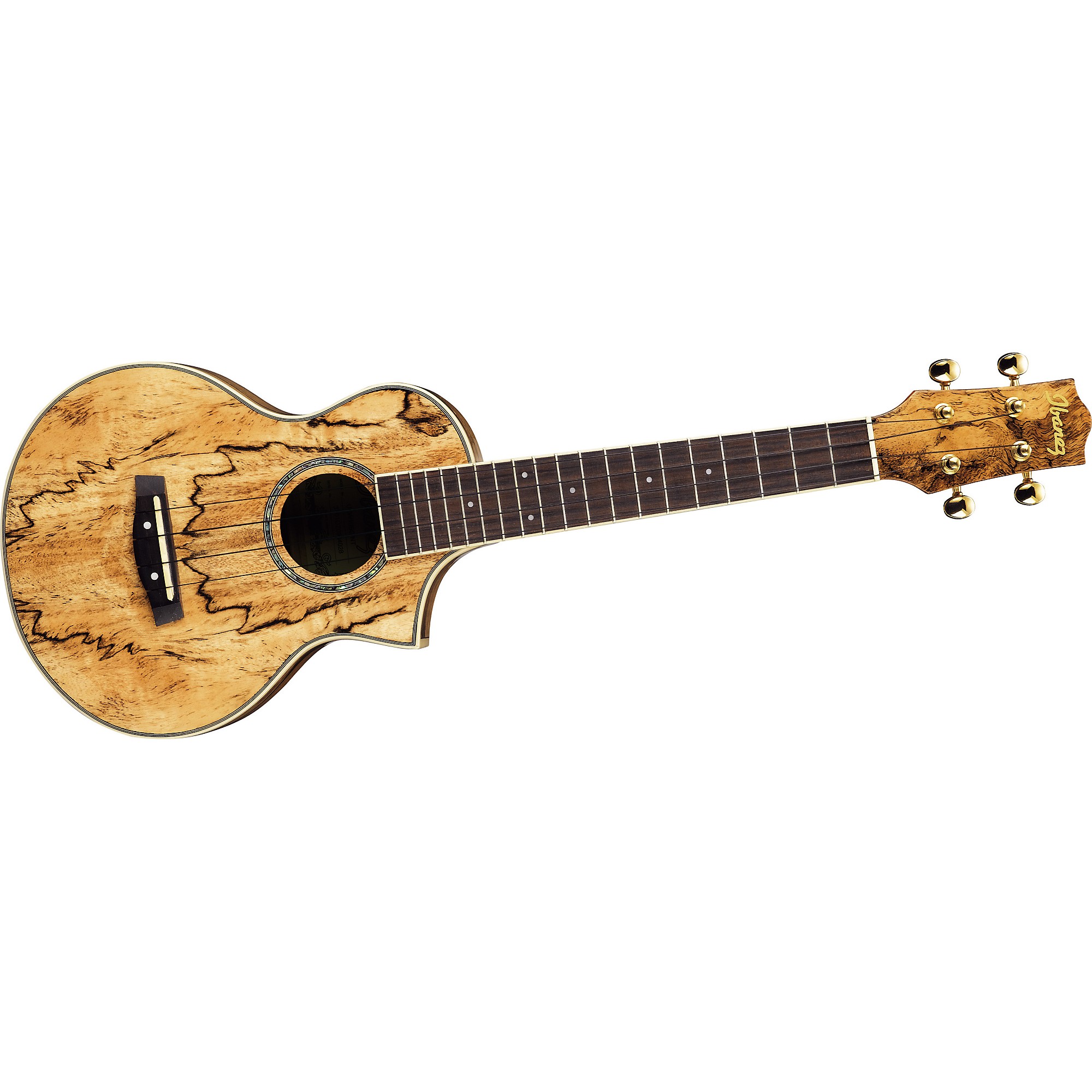 Open Box Ibanez Ibanez UEW20SG Ukulele EW Style Concert Spalted