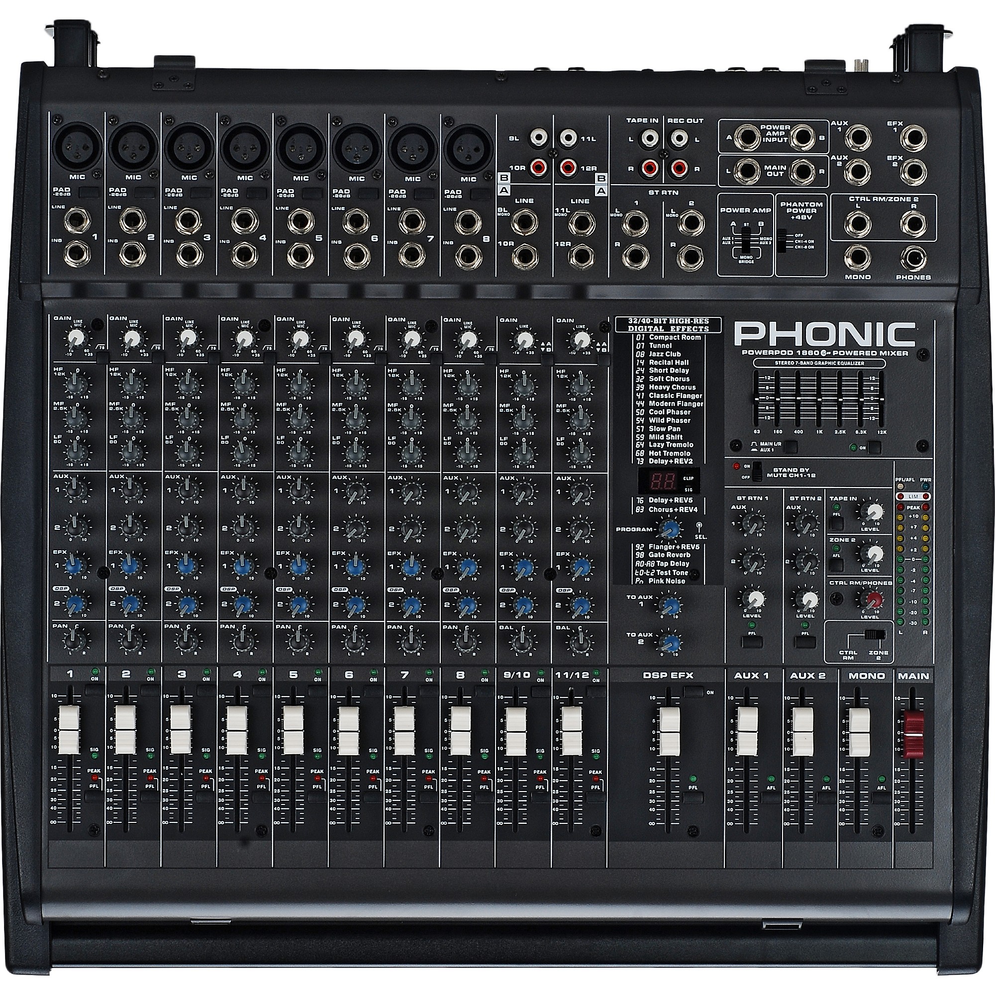 Open Box Phonic Powerpod 1860 Plus Powered Mixer | Guitar Center