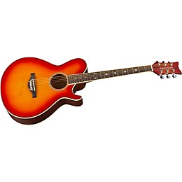 Daisy Rock Wildwood Artist Deluxe Acoustic-Electric Guitar Sunset Burst