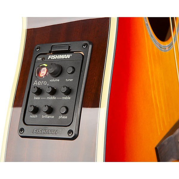 Daisy Rock Wildwood Artist Deluxe Acoustic-Electric Guitar Sunset