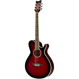 Open Box Daisy Rock Wildwood Artist Deluxe Acoustic-Electric Guitar Level 1 Royal Purple Burst