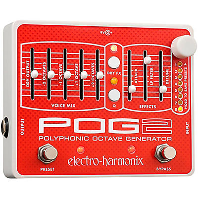 Electro-Harmonix Pog2 Polyphonic Octave Generator Guitar Effects Pedal for sale