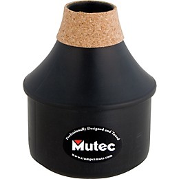 Mutec MHT162 True Tone Series Black Polymer Trumpet Practice Mute Black