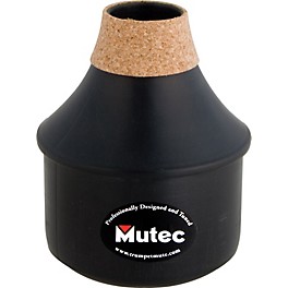 Mutec MHT162 True Tone Series Black Polymer Trumpet Practice Mute Black