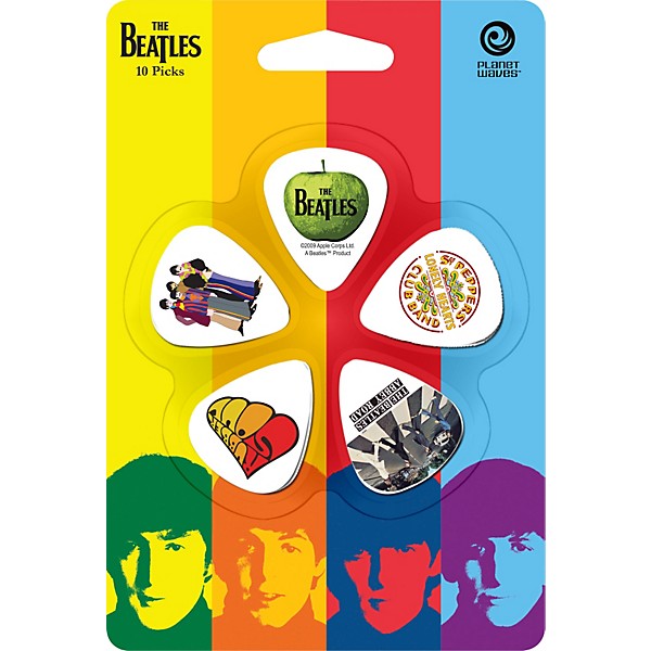 D'Addario Planet Waves 10 Beatles Picks - Album Artwork Medium