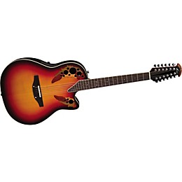 Open Box Ovation Standard Elite 2758 AX 12-String Acoustic-Electric Guitar Level 2 New England Burst 197881167509