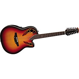 Blemished Ovation Standard Elite 2758 AX 12-String Acoustic-Electric Guitar Level 2 New England Burst 197881167509