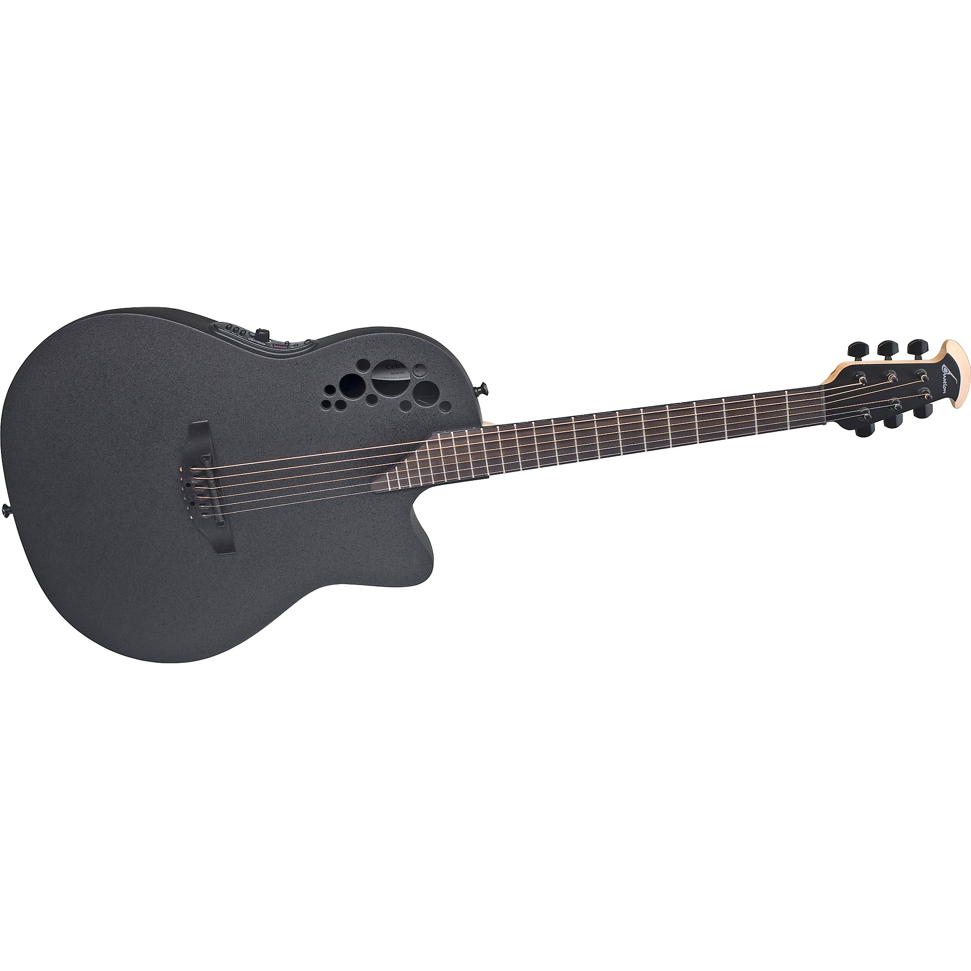Open Box Ovation Elite 1868 TX Acoustic-Electric Guitar Black