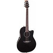 Ovation Standard Balladeer 2771 Ax Acoustic-Electric Guitar Black for sale