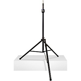 Ultimate Support TS-99BL - Tall, Leveling-Leg Speaker Stand Black