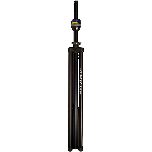 Ultimate Support TS-99BL - Tall, Leveling-Leg Speaker Stand Black