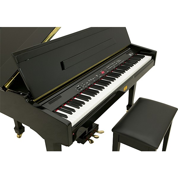 Williams Digital Baby Grand Piano Red