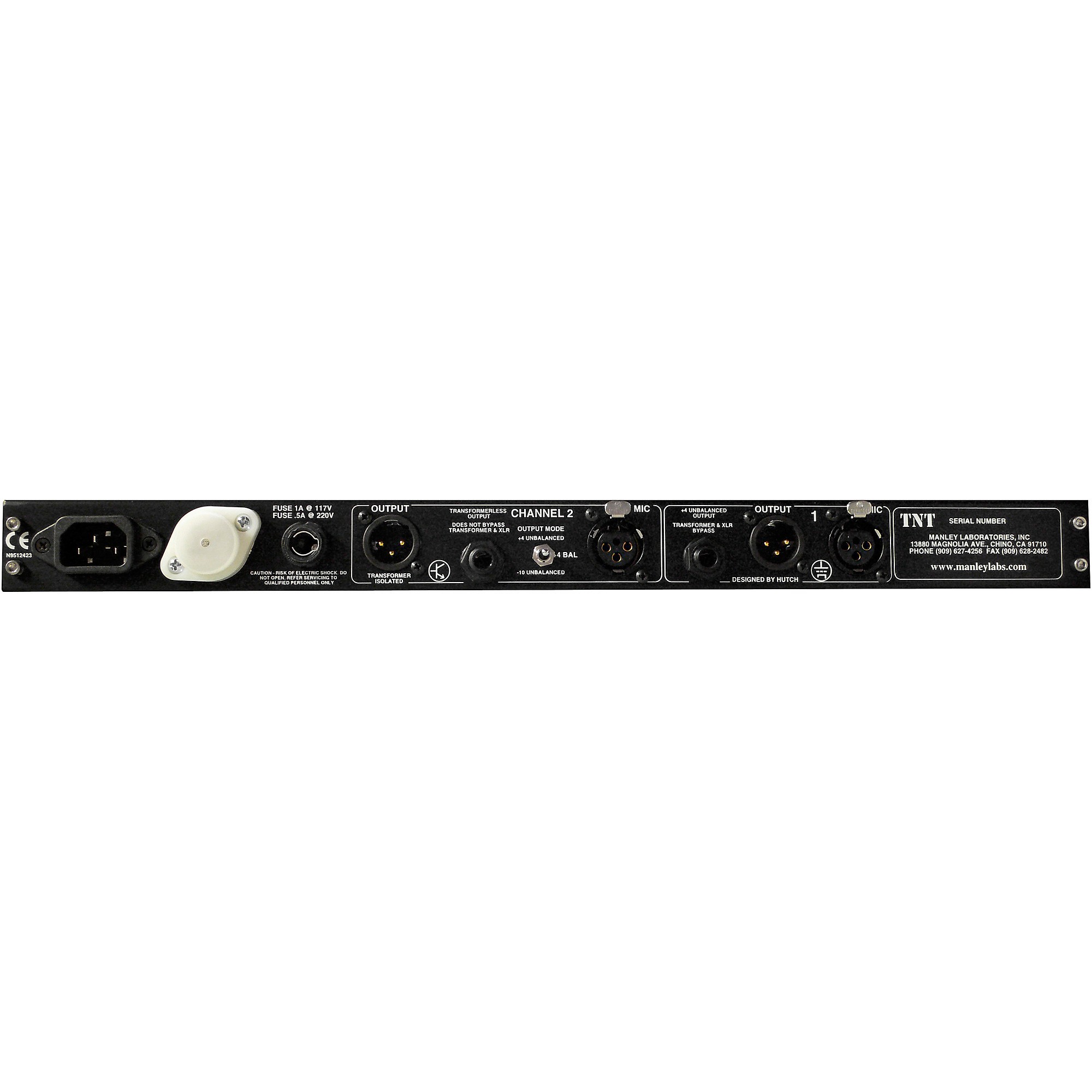 【入手困難品】MANLEY TNT 2-CHANNEL MIC PREAMP Open Box Manley TNT 2-Channel Mic Preamp Regular 190839780782