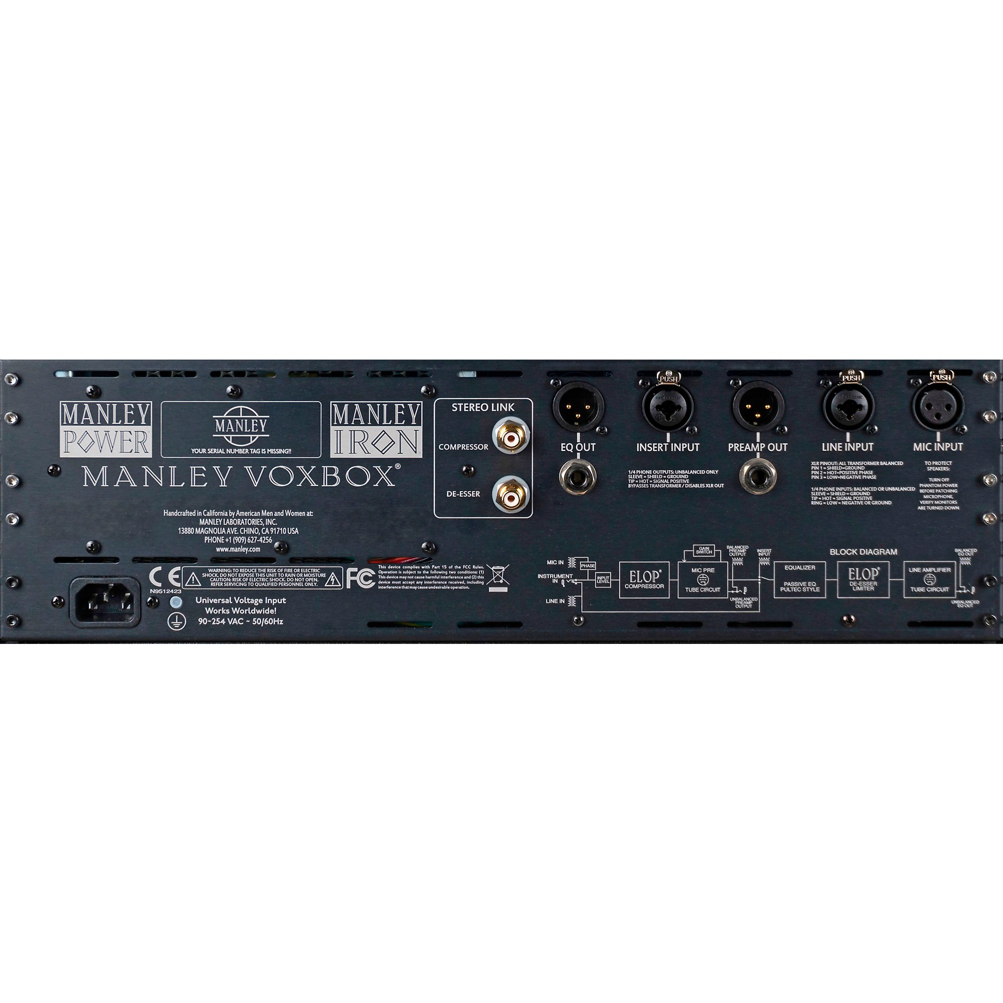 Manley VOXBOX Channel Strip – Universal Audio