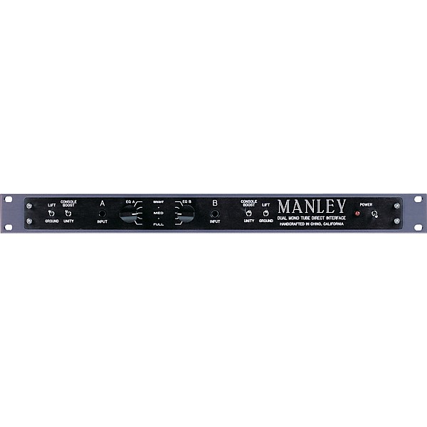 Manley Dual Mono Tube Direct Interface