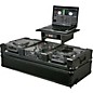 Odyssey ATA Black Label Coffin for Laptop, Two CD Players, and DJ Mixer