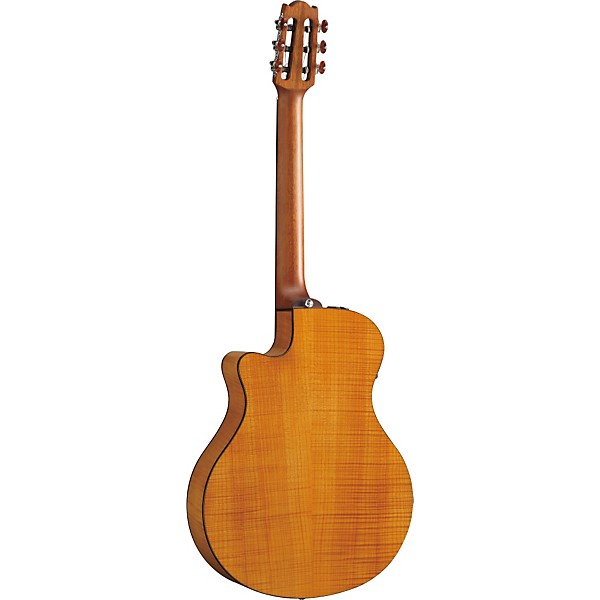 Open Box Yamaha NTX900FM Acoustic-Electric Classical Guitar Level 2 Flamed Maple 190839162076