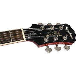 Epiphone Tribute Les Paul Standard Electric Guitar Faded Cherry Burst Asymmetrical Neck