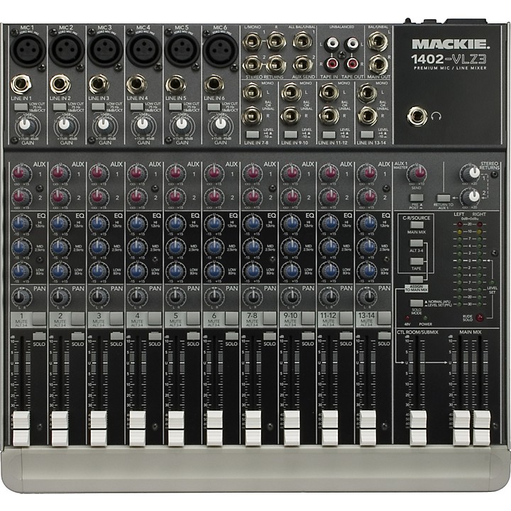 ☆MＢ☆ XL Restock Mackie 1402-VLZ3 Premium 14-Channel Compact Mixer | Guitar