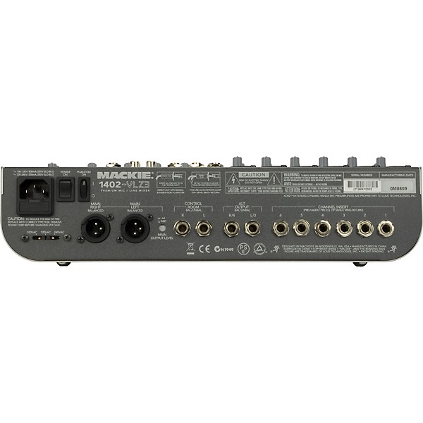 Restock Mackie 1402-VLZ3 Premium 14-Channel Compact Mixer | Guitar
