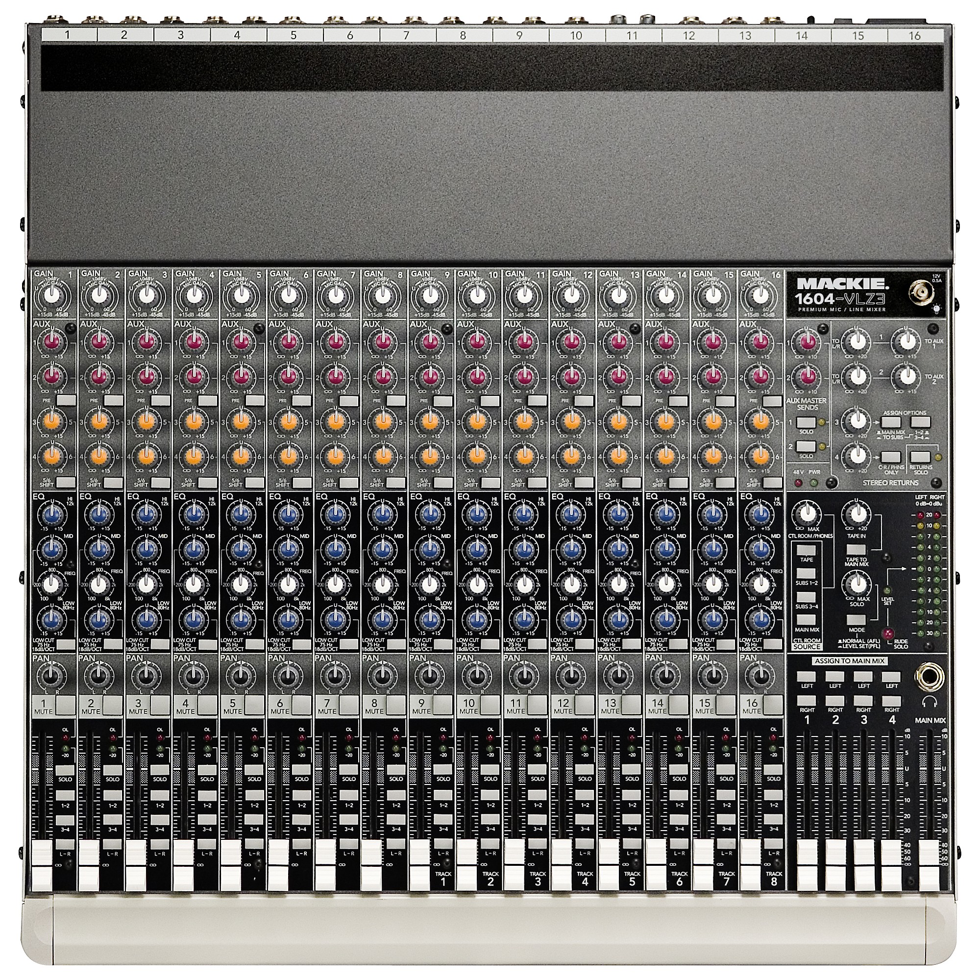 Mackie 1604-VLZ3 Premium 16-Channel/4-Bus Compact Mixer | Guitar