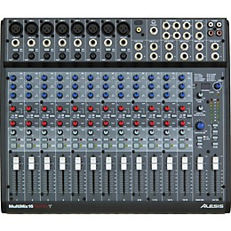 Alesis MultiMix 16 FireWire 16-Channel Analog Mixer | Guitar