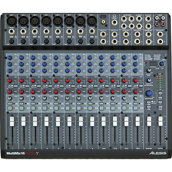 Alesis MultiMix 16 FireWire 16-Channel Analog Mixer