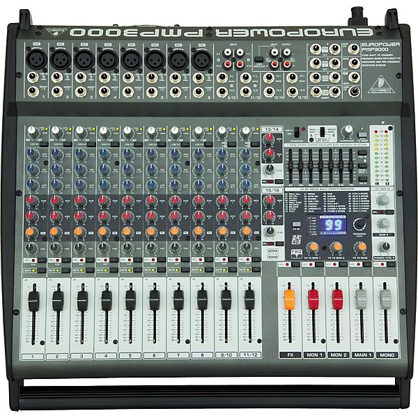 Behringer EUROPOWER PMP3000 12-Channel Powered Mixer Pmp3000