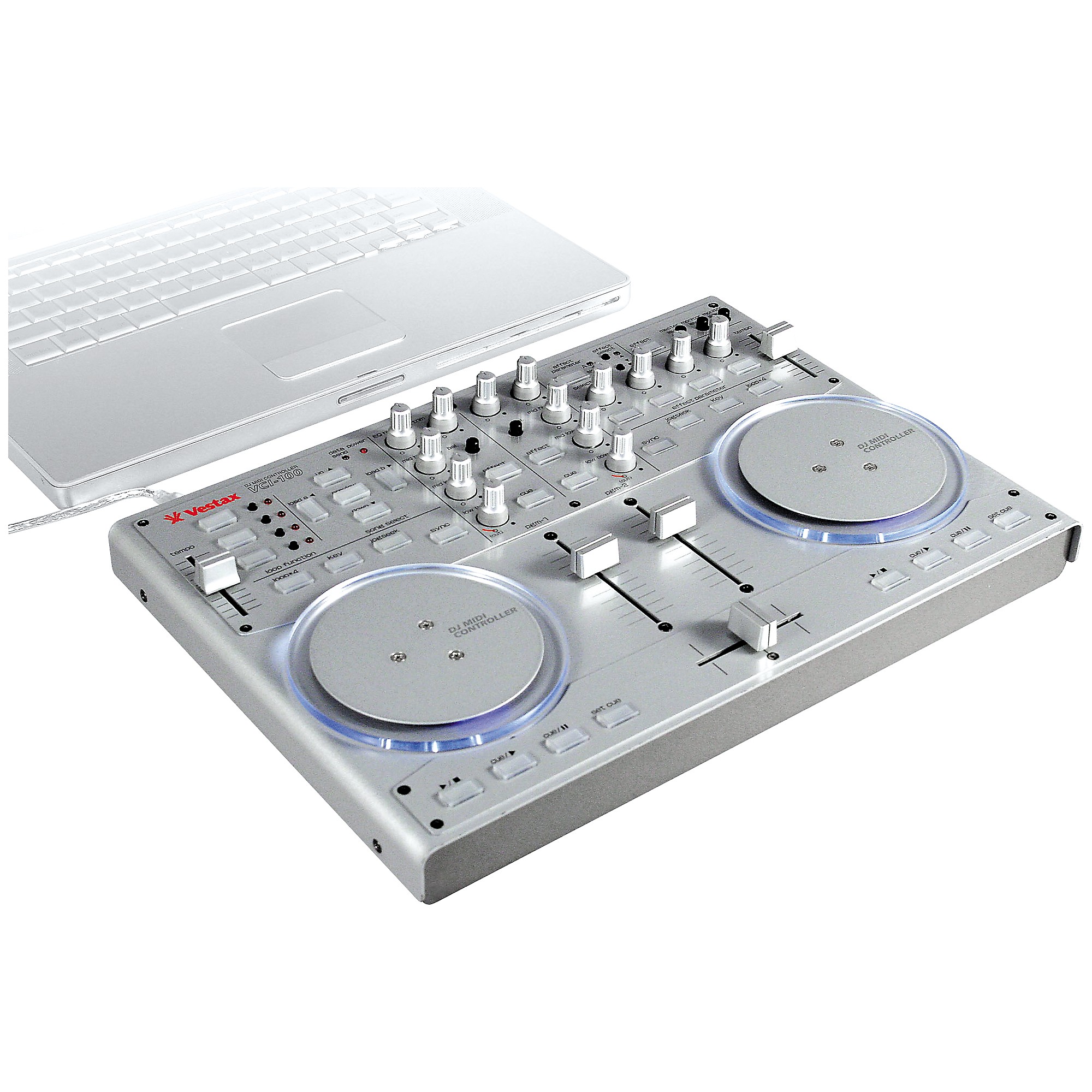 Vestax VCI-100 USB MIDI DJ Controller with Platter Controls