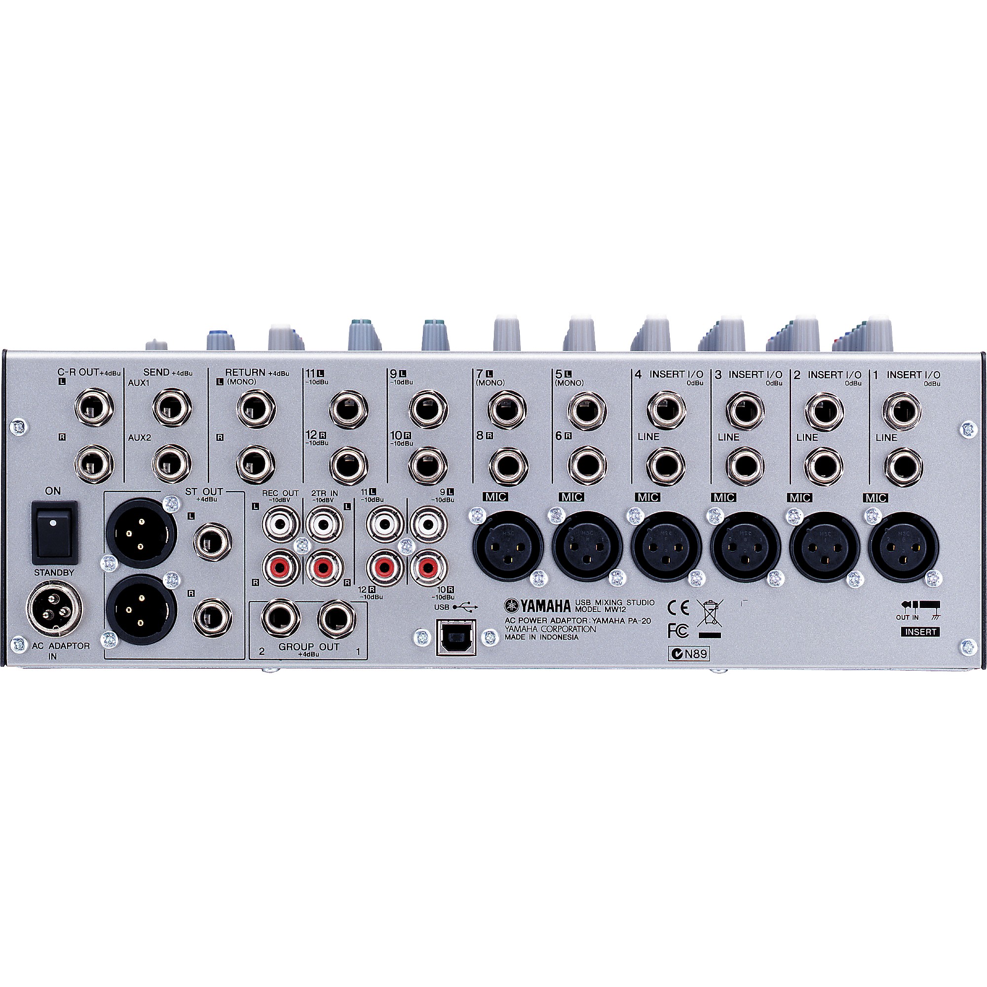 Yamaha MW12 USBミキサー Yamaha MW12 12-Input USB Mixing Studio | Guitar Center
