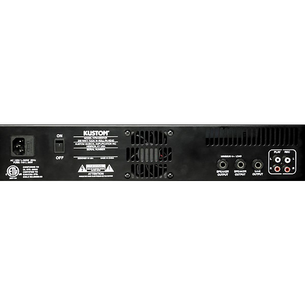 Open Box Kustom Tuck n' Roll PA Mixer Level 1 Black