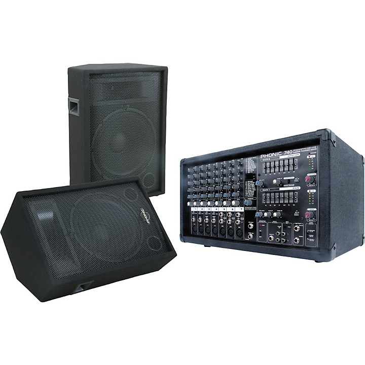 Phonic Powerpod 740 Plus 440W 7-Channel Powered Mixer with DFX 