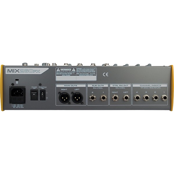 Tapco Mix.260FX Compact Mixer With Effects | Guitar Center