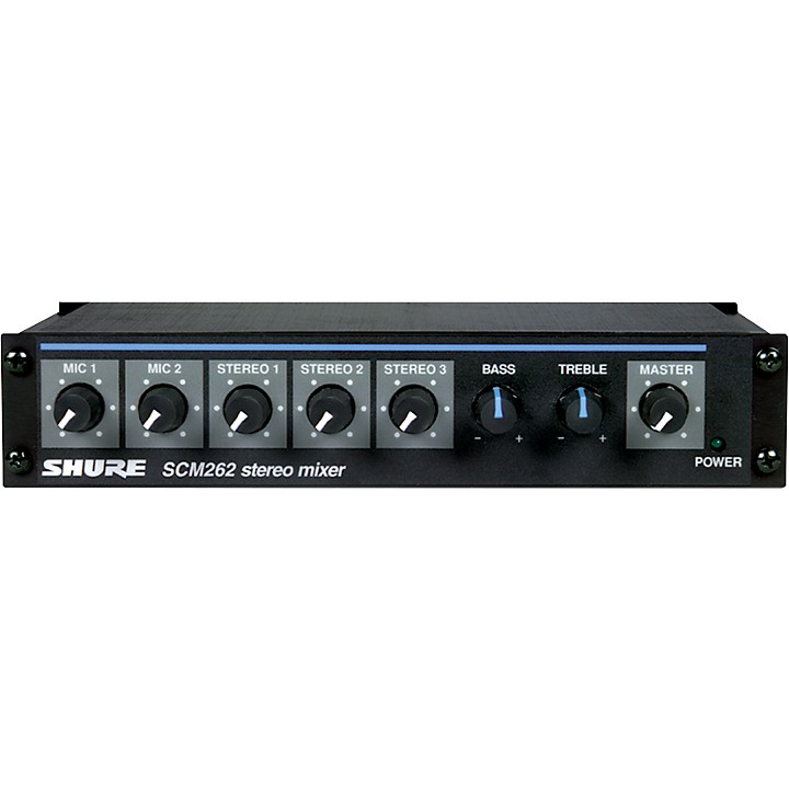 Shure SCM262 Stereo Microphone Mixer | Guitar Center