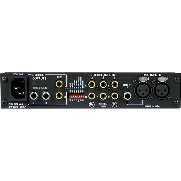 Shure SCM262 Stereo Microphone Mixer