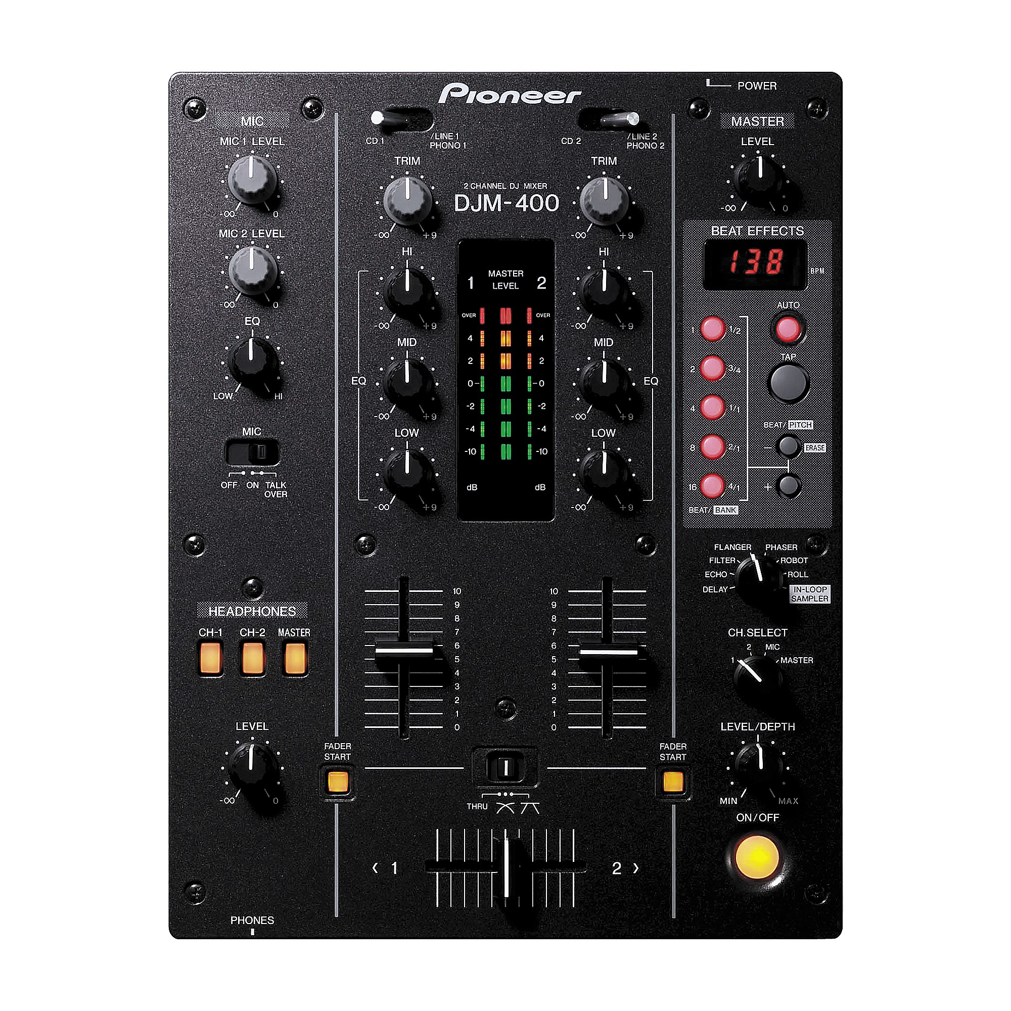 Open Box Pioneer DJ DJM-400 Professional DJ Mixer Level 1 | Guitar