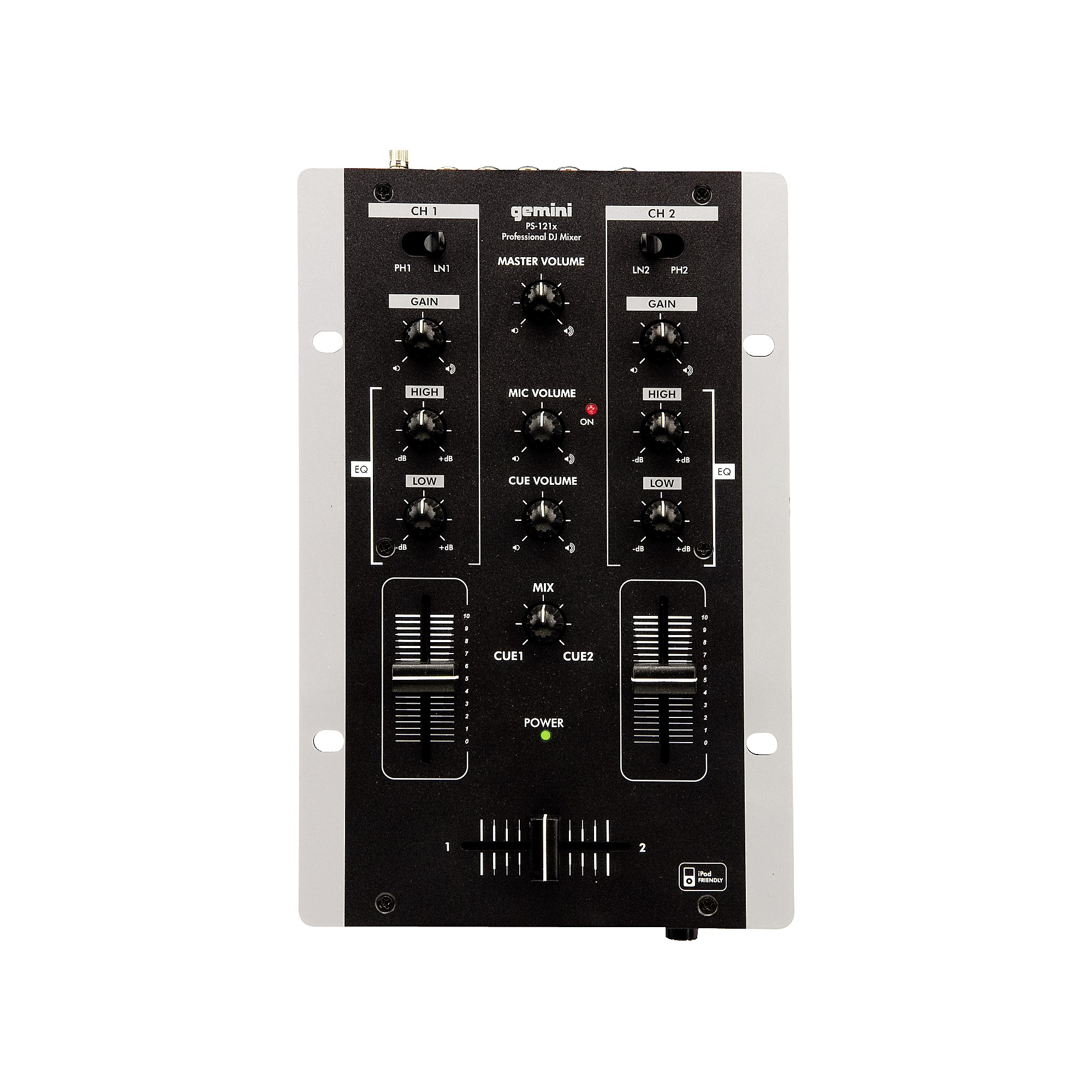 Open Box Gemini PS-121X 2-Channel DJ Mixer | Guitar Center