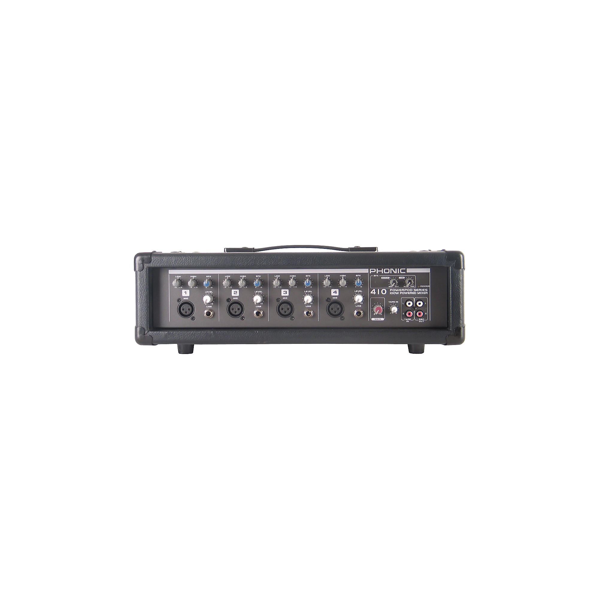 Open Box Phonic Powerpod 410 Powered Mixer with Mic and Speaker Cables  Level 2 Regular 190839370204