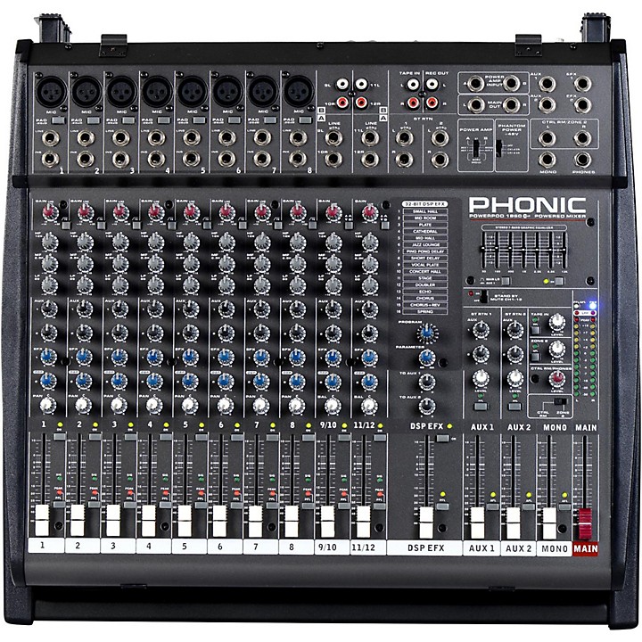 Phonic powerpod 1860 II パワードミキサー 16CH