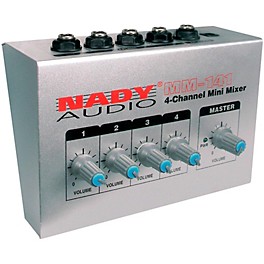 Nady MM-141 4-Channel Mini Mixer