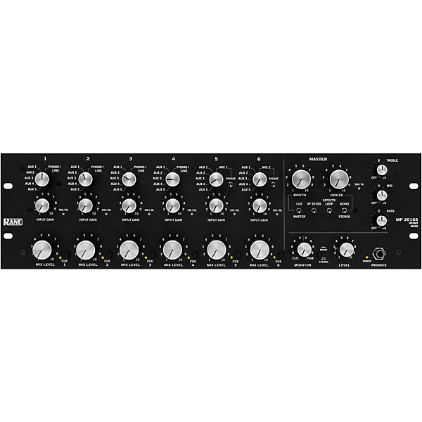 RANE MP 2016S 6-Channel Rotary Mixer