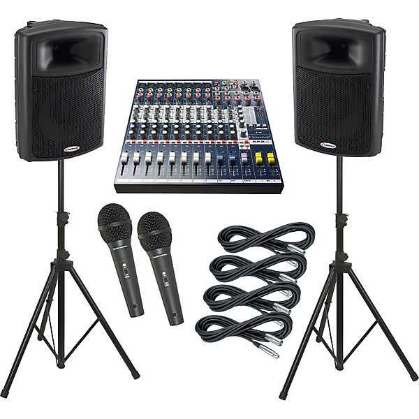 Soundcraft EFX8 / Harbinger APS15 PA Package