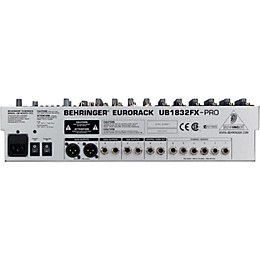 Restock Behringer Eurorack UB1832FX-PRO Mixer