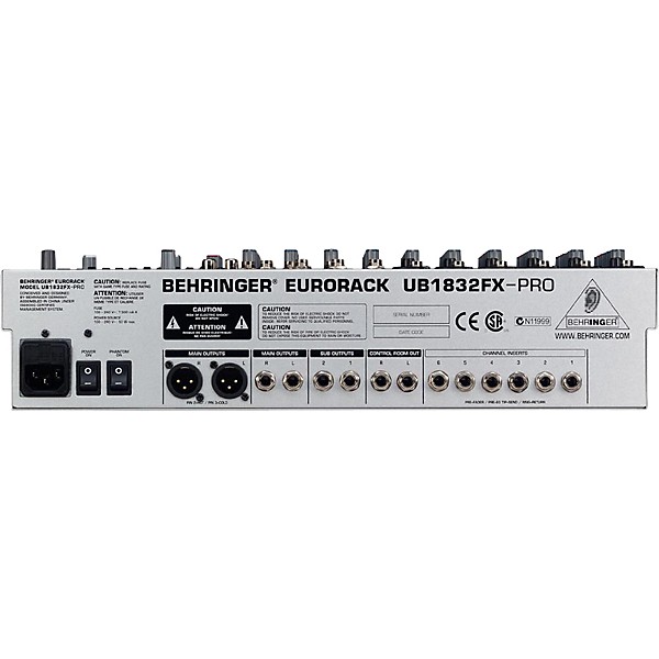 Open Box Behringer Eurorack UB1832FX-PRO Mixer | Guitar Center
