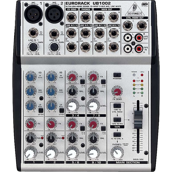 BEHRINGER「EURORACK UB1002」 Open Box Behringer Eurorack UB1002 Mixer | Guitar Center