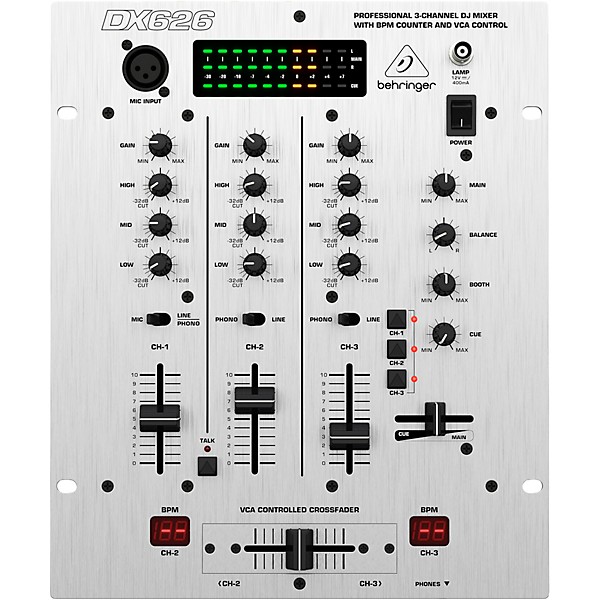 Behringer DX626 Pro DJ Mixer