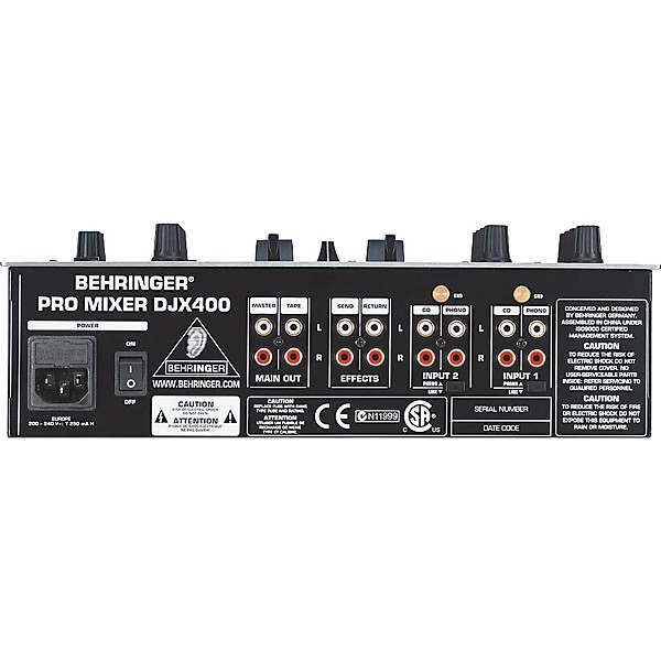 Behringer DJX400 Pro DJ Mixer | Guitar Center